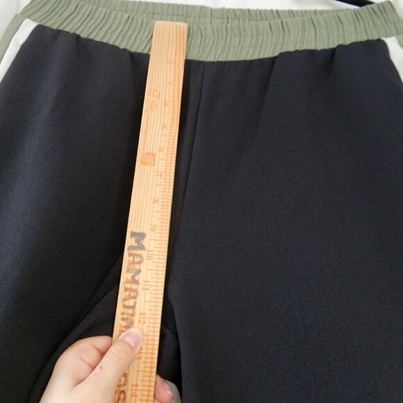 Zara Tracksuit Set Anorak Hoodie Parka Jacket Pants Size M/ L Colorblock Olive - Picture 10 of 12